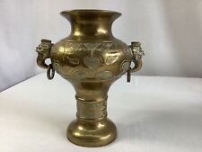 Vintage Solid Brass Incense Holder - 7 3/4” Tall picture