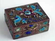 Antique Chinese Export Enamel Stamp Box picture