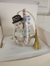 Vintage Lenox Candy Cane Snowman Ornament  Dated 2004 picture