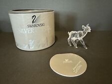 SWAROVSKI CRYSTAL FAWN STANDING 235045 MINT BOXED RETIRED RARE picture