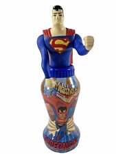 Vintage Superman Bellywashers Cartoon Character Empty Bottle Collectible picture