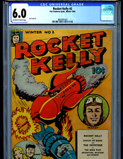 Rocket Kelly #2 CGC 6.0 1945 Fox Features Amricons K72 picture