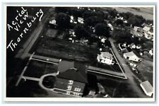c1910's Aerial View Thornburg Iowa IA RPPC Photo Unposted Antique Postcard picture