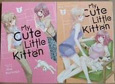 My Cute Little Kitten Vol 1 - 2 English Yuri Manga by Milk Morinaga Brand New  picture