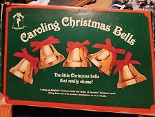Vintage Caroling Christmas Bells Ye Merry Minstrel Musical  Parts Or  Repair picture