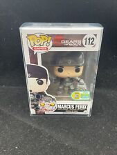 Funko Pop Marcus Fenix 112 2016 SDCC Exclusive With Head Black Lancer W Protect picture