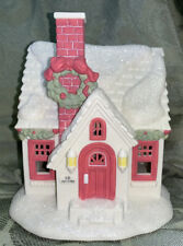 Simple Traditions Holly Lane Lighted House Snow Village Department 56 picture