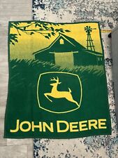 Vintage John Deere Blanket Aurora  picture