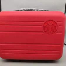 New Starbucks Luggage Suitcase White Cosmetic Case Storage Box Limited Edition picture