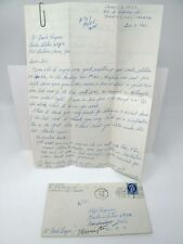  1962 WRYM Newington Connecticut QSL Radio Letter Envelope Frank Pingree ESPN #2 picture