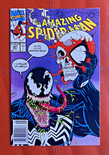 Amazing Spider-Man #347 NEWSSTAND VF (1991) - Iconic Erik Larsen Venom Cover picture