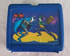 Vintage Lunch Box Batman Thermos Dc Comics 1982 Plastic picture