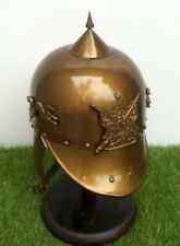 Wearable Victorian Fireman Copper Fire Fighter Chief Helmet Christmas Gift Item picture