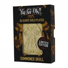 Yu-Gi-Oh Summoned Skull - 24 Karat Gold Plated Metal Card picture