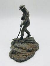The Logger Fine Pewter 1978 Franklin Mint Figurine Signed By Ron Hinote Rare picture