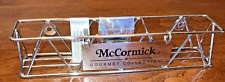 Vintage McCormick Gourmet Collection Spice Rack Silver Metal Chrome picture