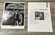 Vintage 1997 NBC Series Chicago Sons Photo and Fact Sheet Press Release picture