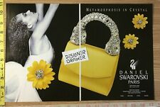 Daniel Swarovski 1993 Vintage Yellow Crystal Handbags Print Ad Advertisement picture