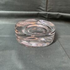 Baccarat France Crystal Glass Vide-Poche Trinket Dish Paperweight Heavy picture