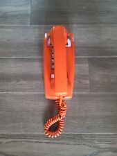 Vintage Stromberg Carlson  Atomic Orange Push Button Touch Tone Wall Phone picture