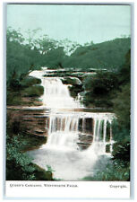 c1910 Queen's Cascades Wentworth Falls New Zealand Unposted Antique Postcard picture