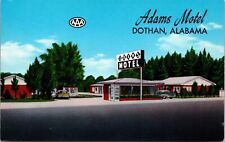 Postcard Adams Motel U.S. Highway 231 in Dothan, Alabama picture