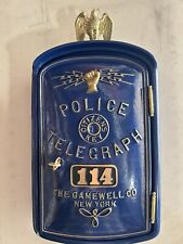 Gamewell Police Call Box With Brass Eagle Topper picture