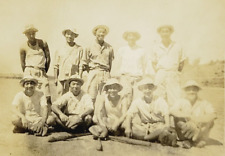 Rare 1938 Original Photo Japanese Gunboat Navy Baseball Team Sino-Japanese War picture