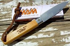 MAM Portugal knife 2038 linerlock folder leather lanyard camp picnic picture