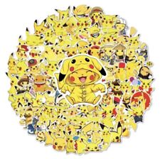 100Pcs Pokemon Stickers Kawaii (cute) Pikachu Decals For Surface Adornment Decor picture