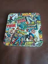 Marvel Superhero Tin  Box; 5” X 5” X 1” Exc.Cond.  picture