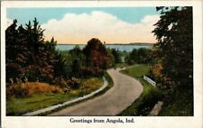 1918. GREETINGS FROM ANGOLA, IND. POSTCARD. DC2 picture