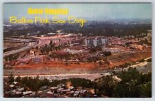 Postcard San Diego California Balboa Park Naval Hospital Aerial View picture