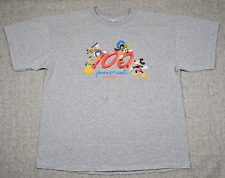 Vtg Walt Disney World Shirt Mens XL Gray 100 Years Of Magic 2 Sided EUC picture