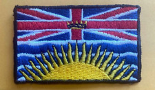 British Columbia Flag Embroidered Hook and Loop Patch picture