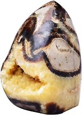 FZBHRO Natural Septarian Geode Cluster Polished 1.7-2.2 Pound,  picture