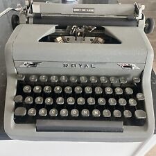 1950 Vintage Portable Typewriter. Works. Ribbon Bi Color picture