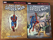 Marvel Epic Collection Amazing Spider-Man vol 1 & 2 first prints picture