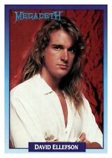 1991 Brockum Rock Cards #258 David Ellefson MEGADETH picture