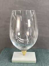 I Am Edgar Berebi  Is My New Wine Water 19.75 Oz Bowl for my stems Crystal Glass picture
