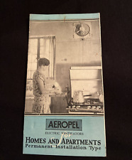 Aeropel Ventilators Booklet 1928 Removes Odors American Blower Swords Electric picture