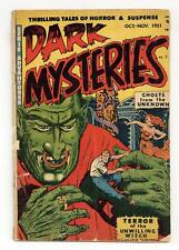 Dark Mysteries #3 FR/GD 1.5 RESTORED 1951 picture