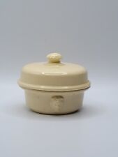 Antique 1920s French Pate Pot Terrine Brevetee Le Cachet Lidded Pot #12 picture