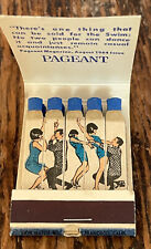Galaxie Club San Francisco Swim Dance VTG Matchbook Illustrated Matches Complete picture