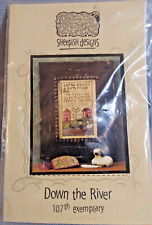 Sheepish Designs Down the River 107th Exemplary Counted Cross Stitch Sewing picture