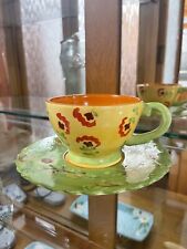 Vintage Hand Painted Floral Cup & Saucer picture
