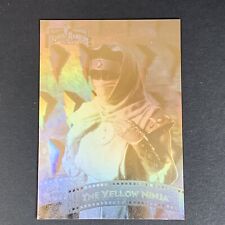 1995 Fleer Ultra Power Rangers Movie Yellow Ninja #2 Chase Insert Hologram Card picture