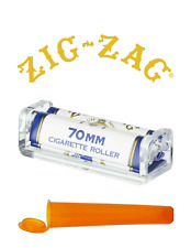 Zig Zag 70mm Roller Rolling Machine Single Wide 1.0  w/free DoobieTube USA SHPD picture