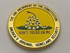 2nd Amendment Don't Tread on Me Pro Trump Challenge Coin picture