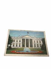 White House, Washington D.C. Old Vintage Travel Postcard, Linen 1930-1945. picture